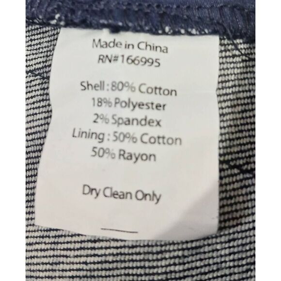 Heirloom amalgam new york womens small pencil jeans skirt dark blue split front - Picture 7 of 7